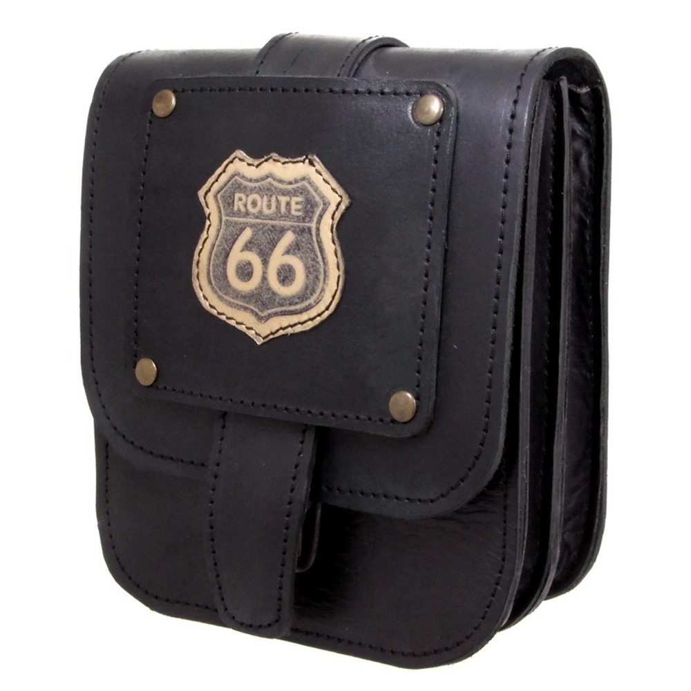 Подсумок на пояс и бедро с нашивкой Route 66