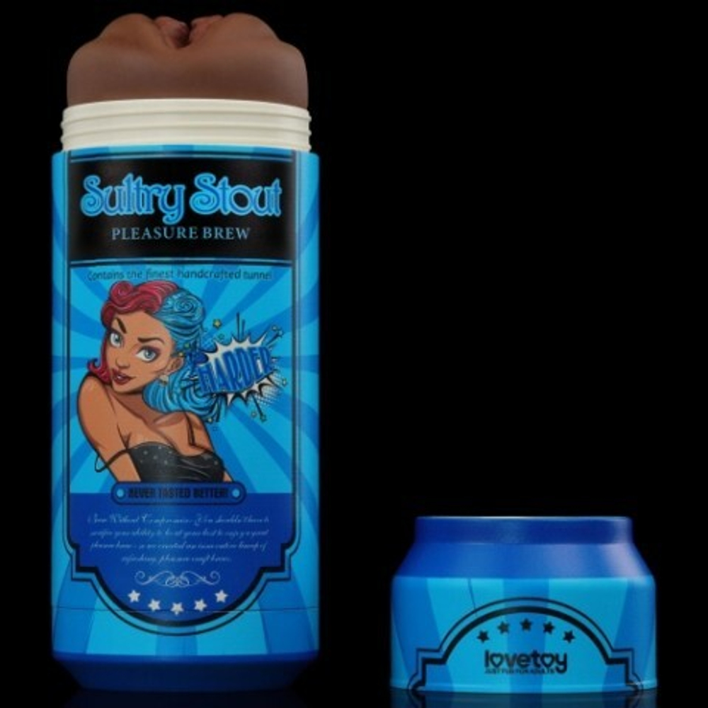 Мастурбатор "Sultry Stout" (вагина) коричневый цвет