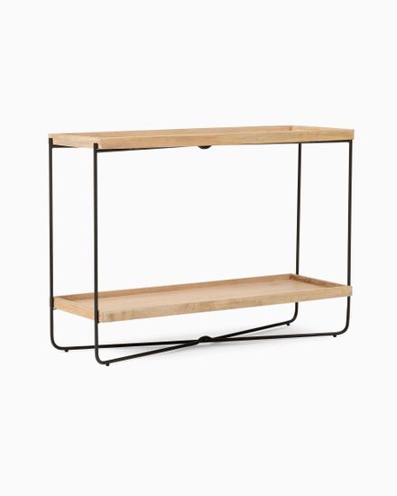 Консольный столик “Рентон” цвет натуральный/черный