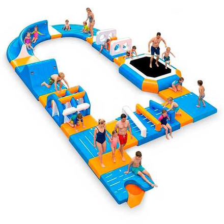 Аквапарки на воде для бизнеса