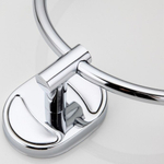 Держатель для полотенец, с кольцом, мет-л, хром, Frap, F1904