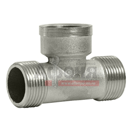 Тройник 1/2'' нар/вн/нар VRT® никель