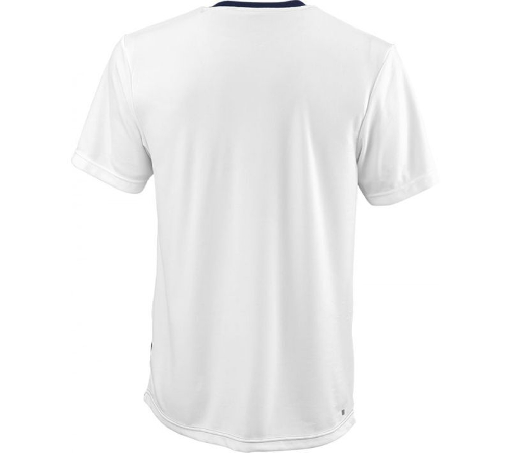 Мужская теннисная футболка Wilson Team II Crew M - team navy