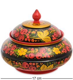Народные промыслы ХЛ-101/4 Сахарница 130х170 (Хохлома)