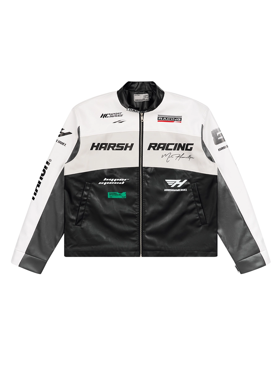 Куртка HARSHandCRUEL "Racing" V1 Leather Jacket