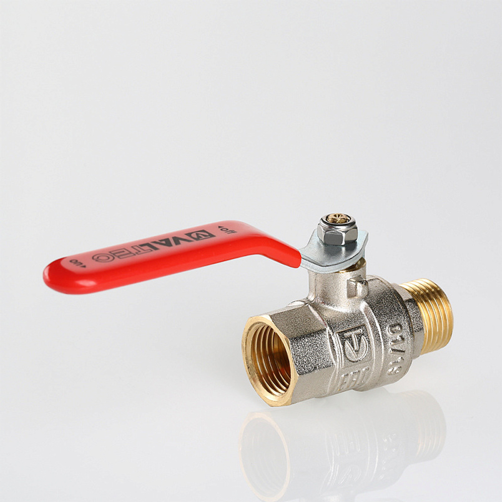 Кран шаровой Valtec BASE, стальная рукоятка 1 1/2" вн.-нар. (VT.215.N.08)
