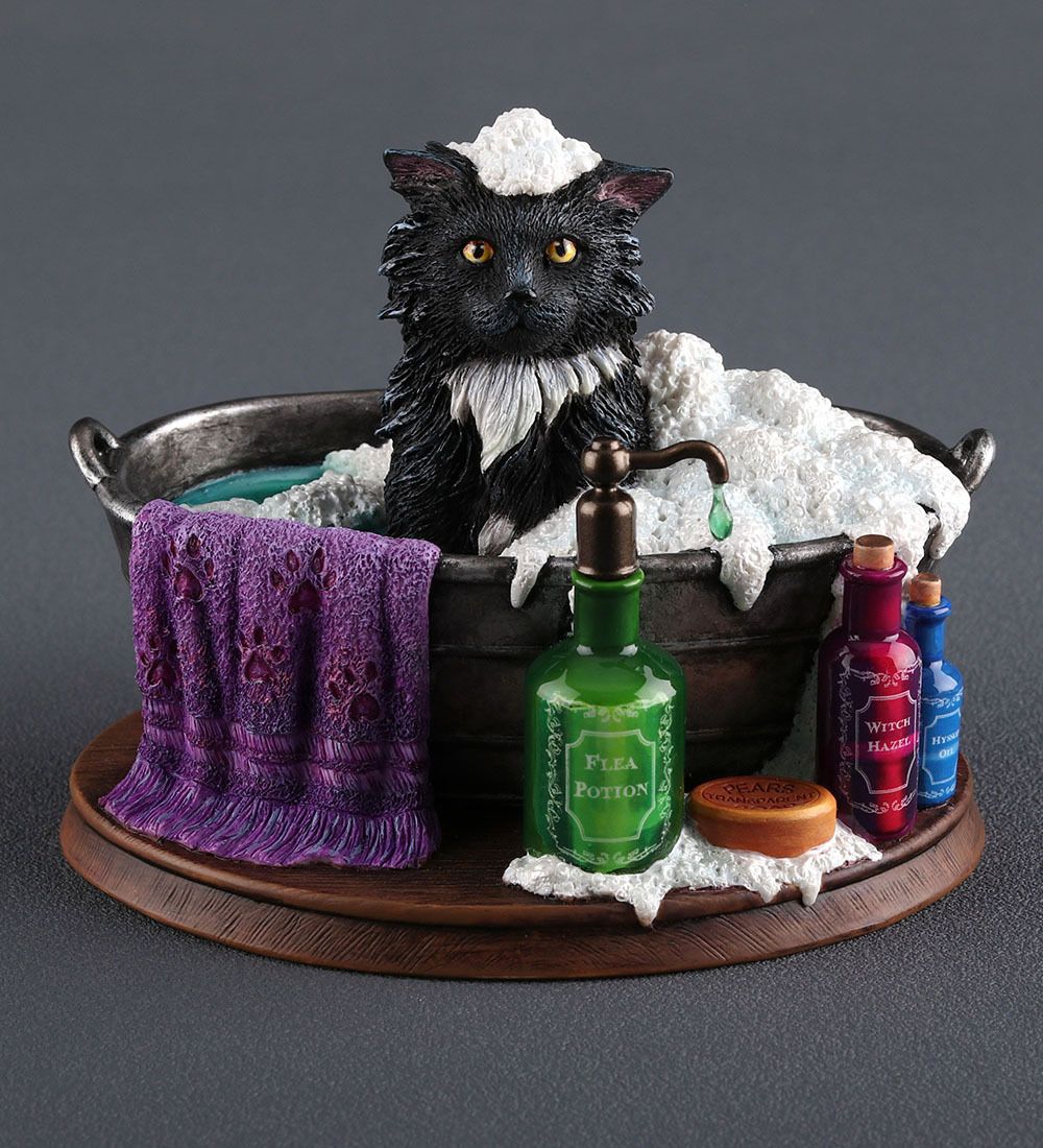 Veronese WS-1357 Статуэтка «Кот - Банный час» (Лиза Паркер)