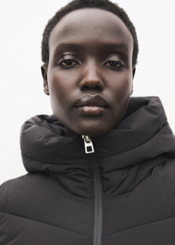 Утеплённый анорак с капюшоном