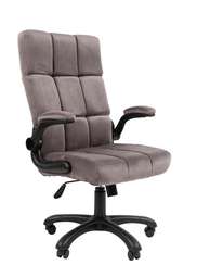 Кресло Chairman Home 444 Россия ткань Т-55 серый