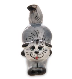 ГЛ- 048 Фигурка «Кошечка» (Гжельский фарфор)