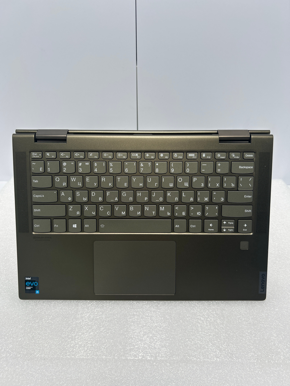 Ноутбук Lenovo Yoga 7 14ITL5 (82BH00ABRU)/14"/Intel Core i5 1135G7/RAM 8GB/SSD 512GB/Intel Iris Xe Graphics/1920*1080/IPS/Windows 11/Подсветка кл-ры: LED/Зеленый мох. Состояние: B1