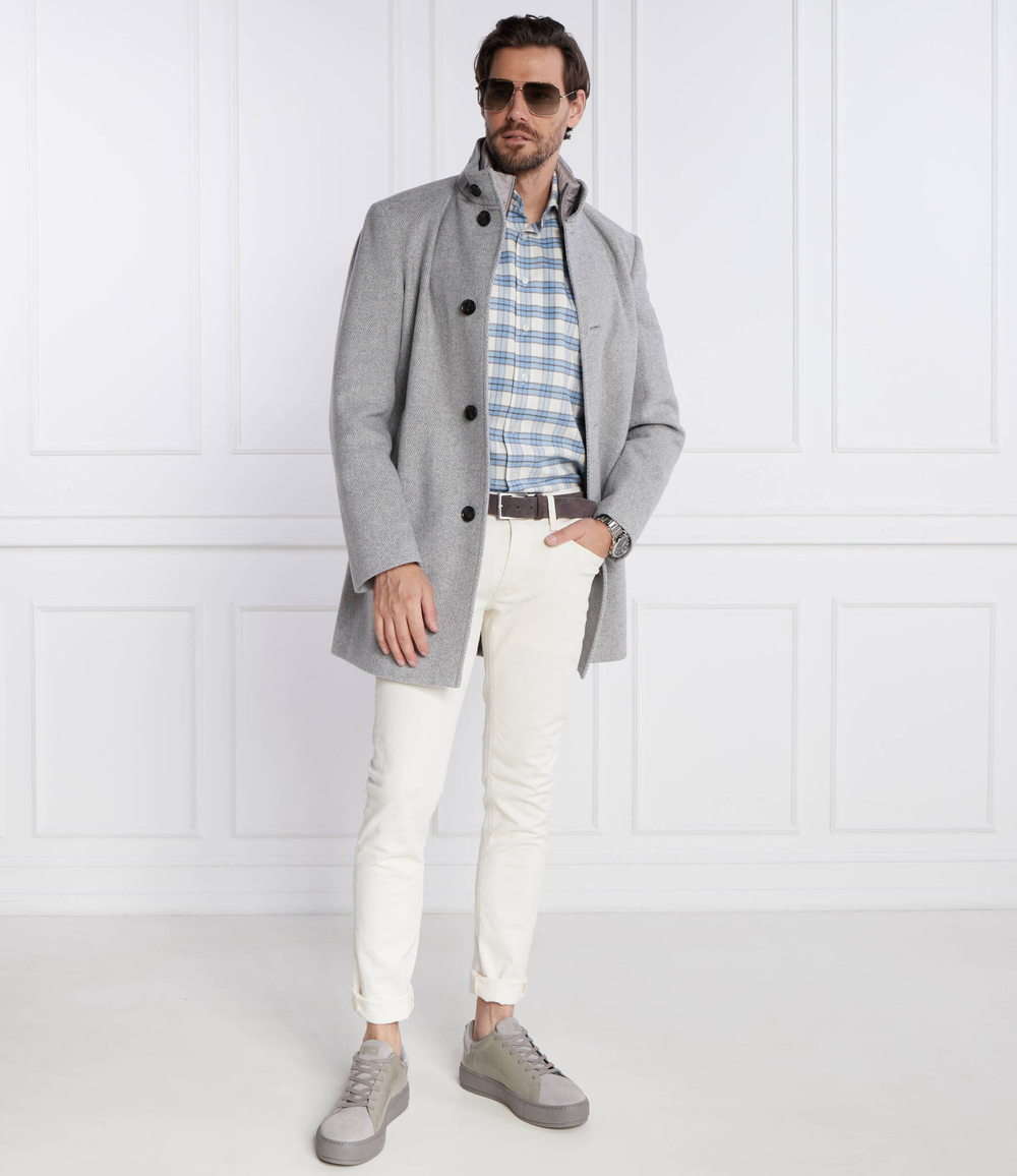 Рубашка Emanuel Berg - голубой(HV-Harvard MFS4)