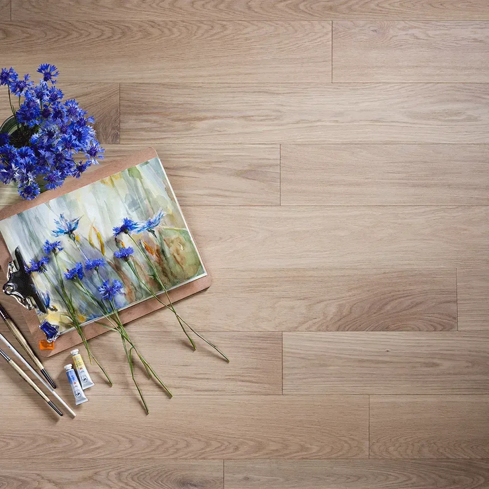 Инженерный паркет Coswick Дуб Серый Дэви (Davy's Grey) Шелковое масло ультраматовое