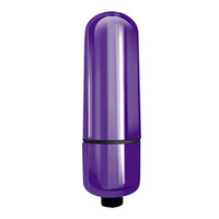 Фиолетовая гладкая вибропуля 6см Indeep Mady