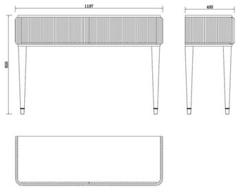 Консоль RIMINI, FRATELLI BARRI