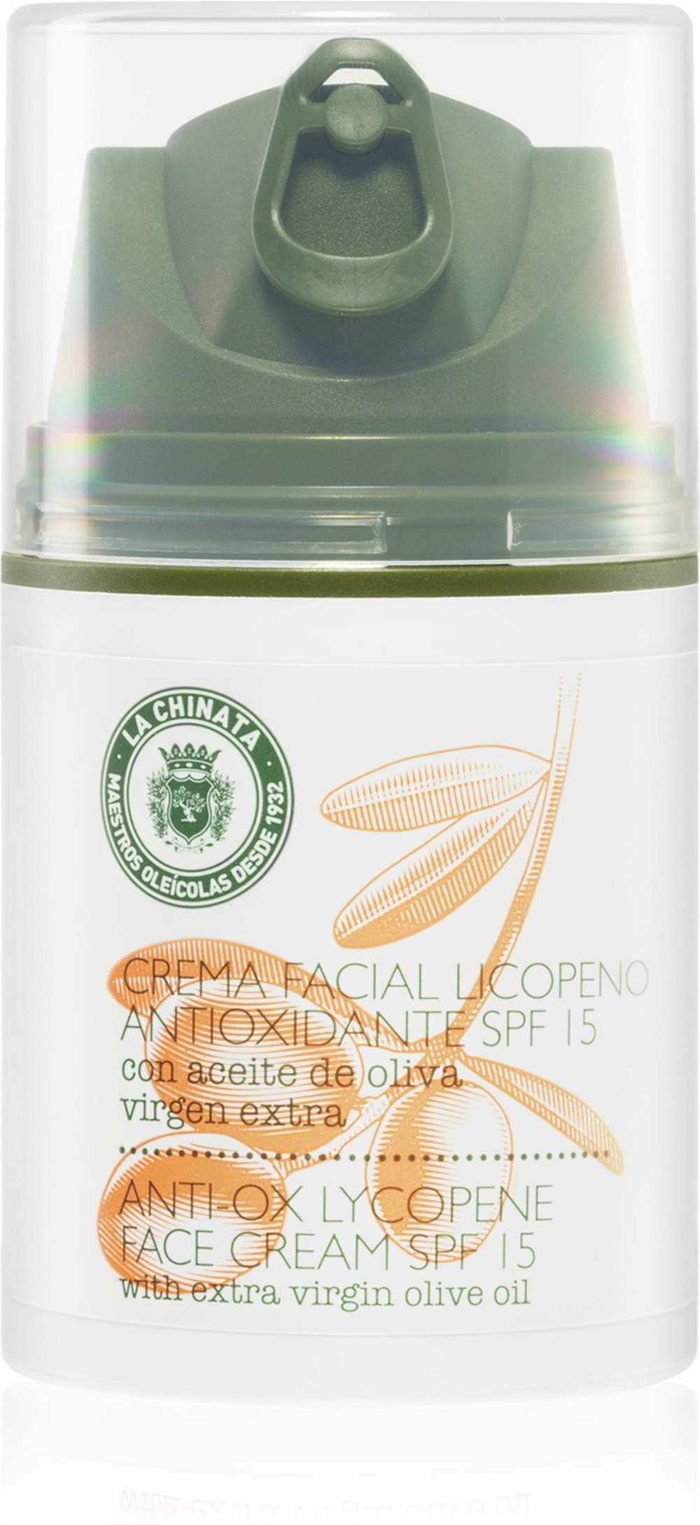 La Chinata Anti-Ox - антиоксидантный крем для лица SPF 15 /   50  ml  / GTIN 8436578485703