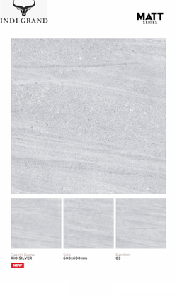 Керамогранит matt 60х60 rio silver