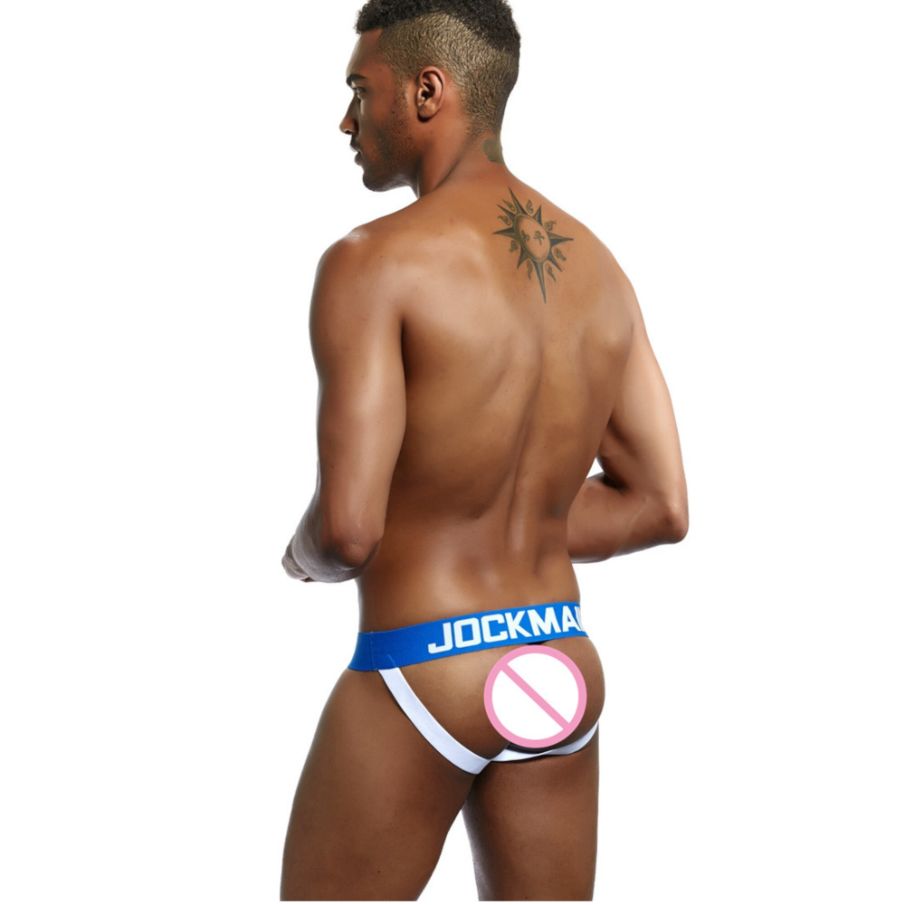 Мужские трусы джоки синие JOCKMAIL JM4038-9