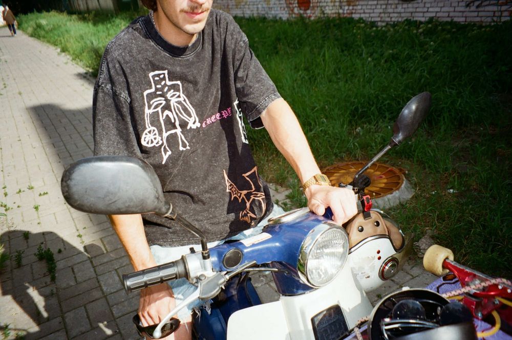 Футболка Creepy Clothing Кресты черная