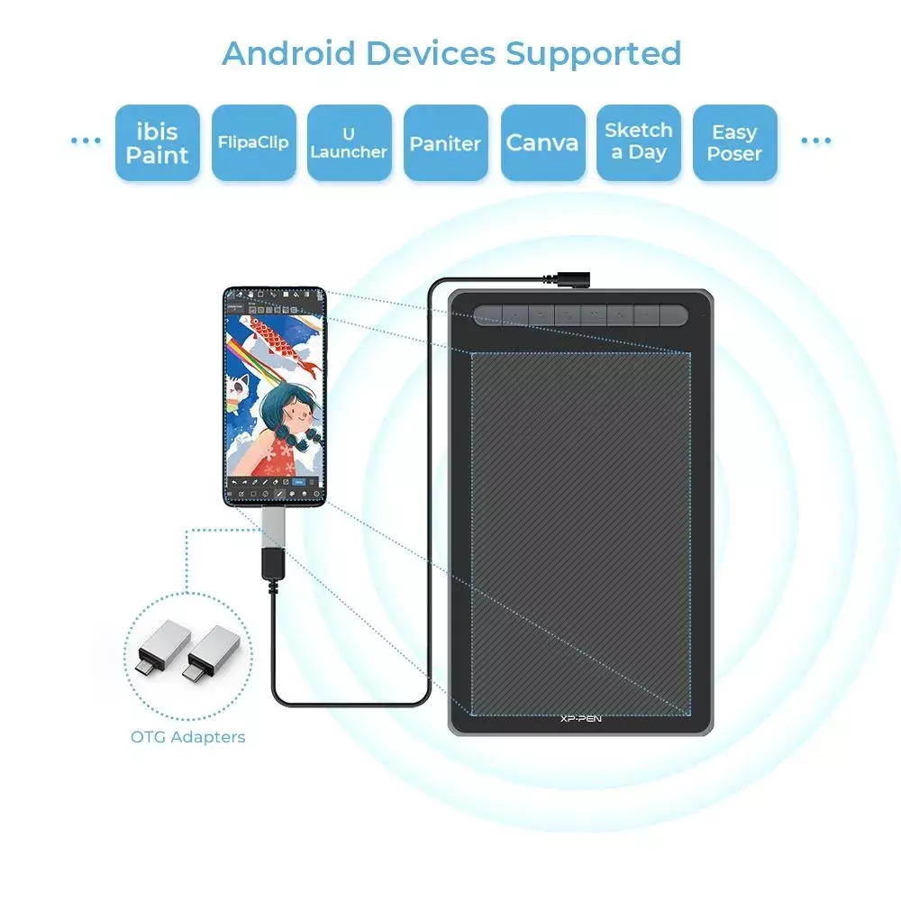 Графический планшет XP-Pen Deco L Black