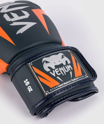 Перчатки боксерские Venum Elite Navy/Silver/Orange