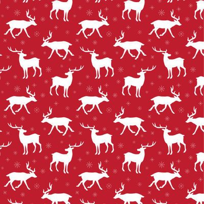 Seamless red deer print