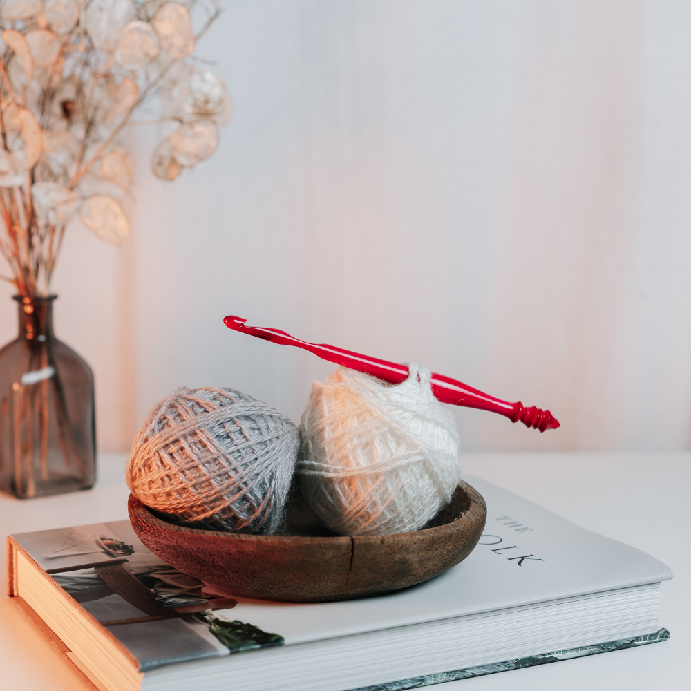 Деревянный крючок для вязания из древесины клена 6 мм. K334