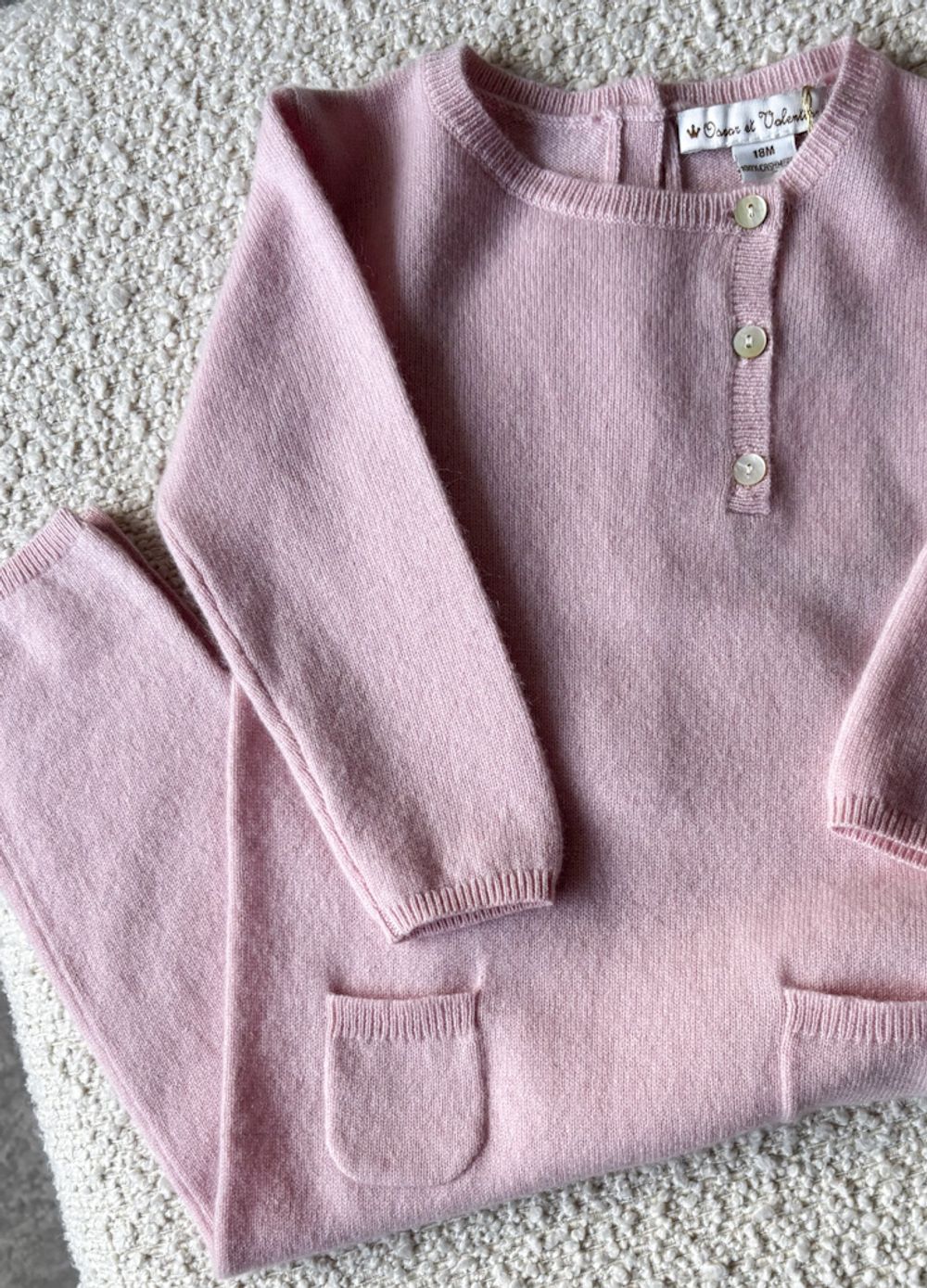 Новый кашемировый комбинезон-слип Oscar et Valentine, 86