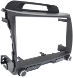 Магнитола для KIA Sportage 3 2010-2016 (без штатного усилителя, рамка с крутилками) - Teyes CC3-2K монитор 9.5" 2K QLED на Android 10, ТОП процессор, CarPlay, 4G SIM-слот