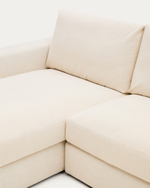 Alea 3-местный модульный диван с левым шезлонгом и съемным чехлом 220 см