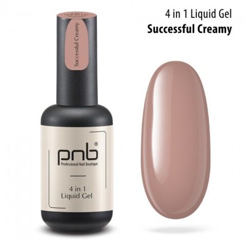 Liquid Gel 4 in 1 PNB Successfull Creamy/Полигель-Архитектор 4 в 1, Успешный Кремовый