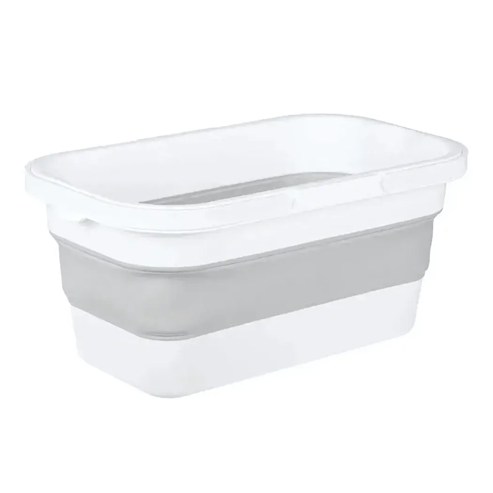 Ведро ФЛЕКС 16л прямоугольное складное Смоки