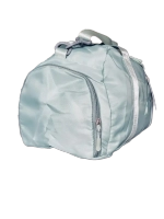 Сумка дорожная зелёная из плотного текстиля вместительная QOZA