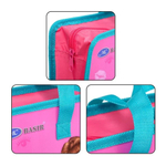 Папка школьная на молнии Basir, формат А4, сумка, серия "Модница", с тканевыми ручками и с тканевой окантовкой, 33,5*26,5