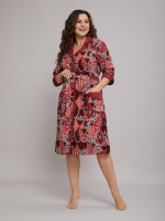 Халат Х-145/терракотовый-тропик