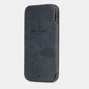 Чехол-книжка кожаная для iPhone 17 Pro Max, питон зеленого цвета