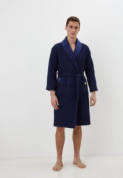 Михаэль (синий) M Халат махровый