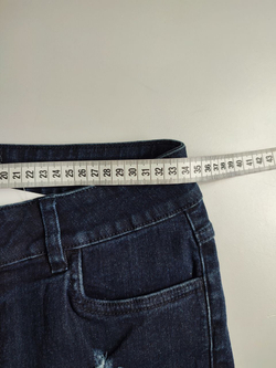 Джинсы в глубоком синем оттенке 42-44 размер