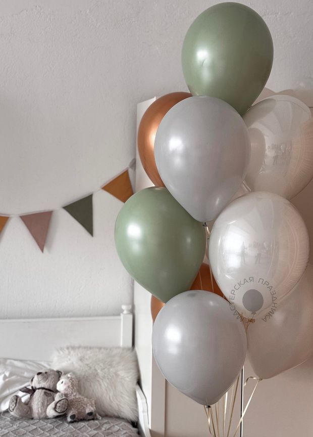 "Дождливый октябрь" (набор из 10 шаров) №2130