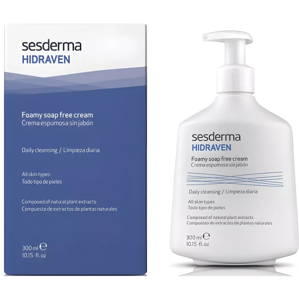 Hidraven Крем-пенка для умывания - Hidraven Foamy Soap Free Cream, 300 мл