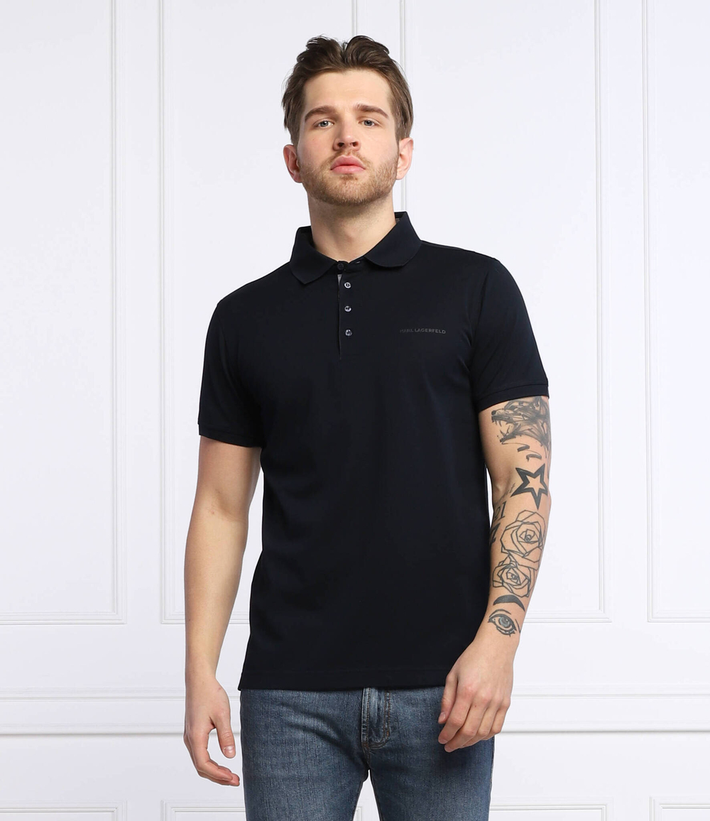 поло Karl Lagerfeld - темно-синий(745009 521205)