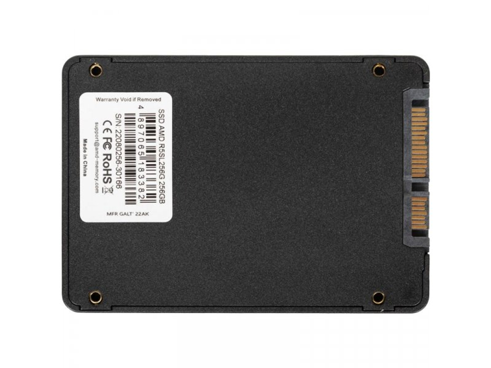SSD накопитель AMD Radeon R5 256ГБ, 2.5" SATA, SATA III, [R5SL256G]
