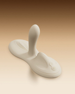 Белая виброподушка с функцией нагрева Flora (Цвет: белый)