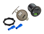 Разъем USB Charger QC3.0 с вольтметром