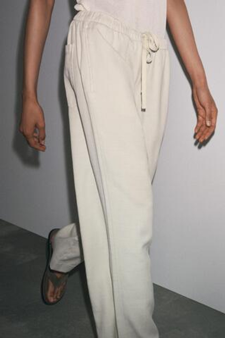 ZARA ДЖОГГЕРЫ — ZW COLLECTION, ЭКРЮ