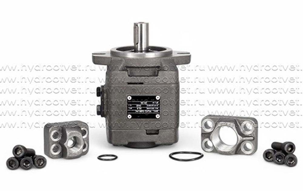 PGF2-2X/016RE07VU2 - Шестеренный насос внутреннего зацепления с рабочим объемом 16 см3, 315 бар (YLH1-16R-PC-10)
