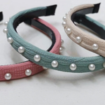 Ободок для волос «МАРЦИПАН», шанти, ширина 1см, микс 6 цветов ( в пакете с подвесом)