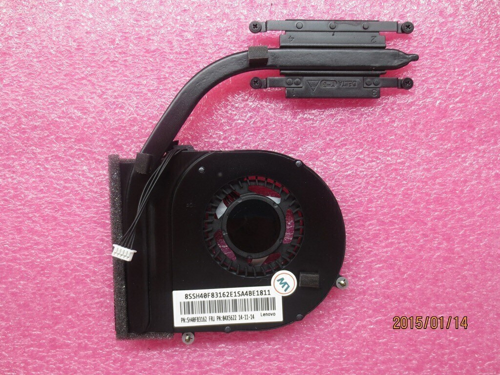 Радиатор с вентилятором для ноутбука Lenovo ThinkPad  E550 (04X5622), оригинал