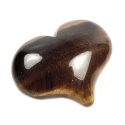 Сердце 40мм тигровый глаз 28.8