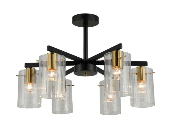 74643/6 COPPER+BLACK (1) Люстра (RL)